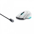 Dell Mysz bezprzewodowa Alienware AW620M Lunar light