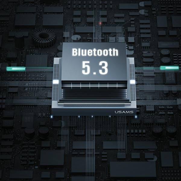 USAMS łuchawki Bluetooth TWS 5.3 X-Don Series Dual microfon ENC czarne