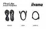 IIYAMA Monitor 32 cale X3270QSU-B1 IPS,WQHD,HDMI,DP,100Hz,250cd,3ms,2x2W,   3xUSB(3.2),FlickerFree,VESA
