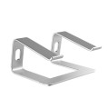 CRONG AluBench  Aluminiowa podstawka do laptopa Srebrna
