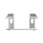 CRONG AluBench  Aluminiowa podstawka do laptopa Srebrna