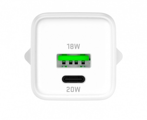 YENKEE Ładowarka sieciowa USB C/A 20W/18W 3A Power delivery 3.0 QC3.0