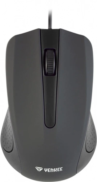 YENKEE Mysz przewodowa USB, 3 przyciski , gumowana powierzchnia