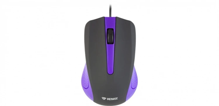 YENKEE Mysz przewodowa USB, 3 przyciski, gumowana powierzchnia