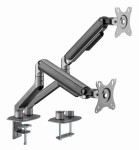 Gembird Ramię biurkowe na 2 monitory 17-32 cali 9kg szare