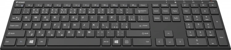 YENKEE Klawiatura bezprzewodowa SLIM YKB 2000 CSBK akumulator
