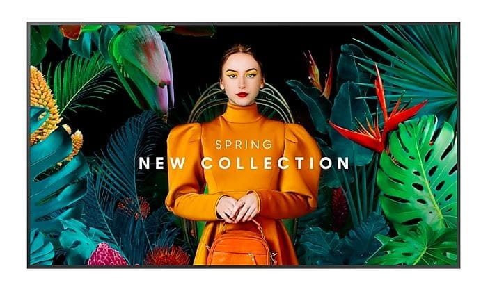 Samsung Monitor profesjonalny QB43C 43 cale Błyszczący 16h/7 350(cd/m2) 3840x2160 (UHD) S10 Player (Tizen 7, VXT Ready) WiFi/BT 3 lata On-Site (LH43QB