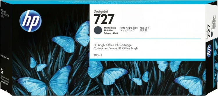 HP Inc. Tusz 727 300ml Czarny C1Q12A