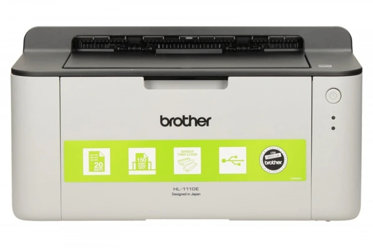 Brother Drukarka HL-1110E A4  mono USB/20ppm/pod.150ark./1000kopii@start