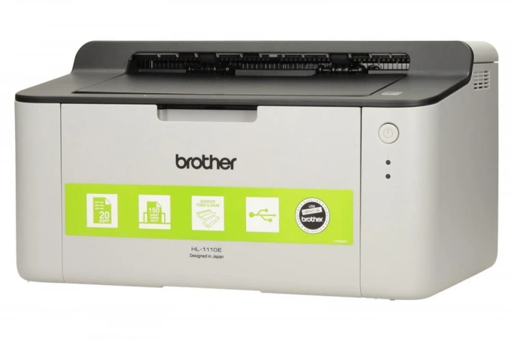 Brother Drukarka HL-1110E A4  mono USB/20ppm/pod.150ark./1000kopii@start