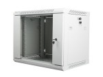 Lanberg Szafa instalacyjna wisząca 19'' 9U 600X450mm szara (drzwi        szklane)