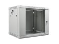 Lanberg Szafa instalacyjna wisząca 19 cali 9U 600X450mm szara (drzwi szklane)