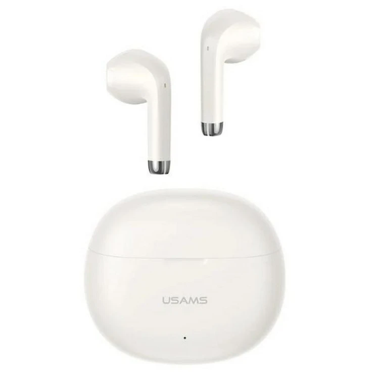 USAMS Słuchawki Bluetooth 5.3 TWS Rhymbo series Beżowe