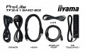 IIYAMA Monitor 22 TF2215MC-B2 pojemnościowy 10pkt pianka IPS DP HDMI