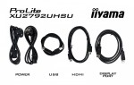 IIYAMA Monitor 27 cali XU2792UHSU-B6 4K,IPS,DP,HDMI,USB-C Power delivery,  350 cd, DPS