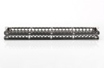 Digitus Modułowy panel krosowy (patch panel) o dużej gęstości połączeń, 19" 48x keystone, ekranowany, 1U, Czarny