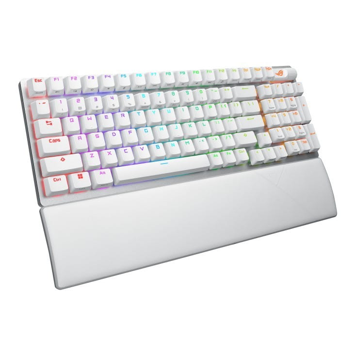 Asus Klawiatura ROG Strix Scope II 96 Wireless Biała NX/PBT