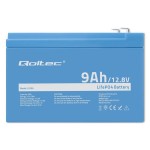 Qoltec Akumulator LiFePO4 Litowo-Żelazowo-Fforanowy | 12.8V | 9Ah |     115.2Wh | BMS