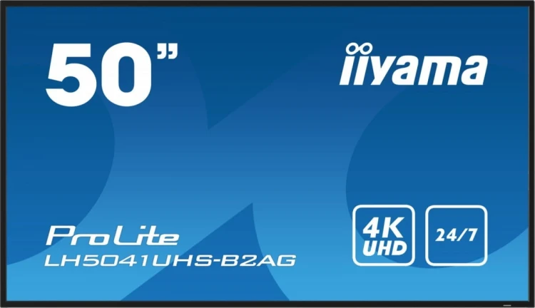 IIYAMA Monitor 50 cali LH5041UHS-B2 VA,4K,24/7,LAN,USB,HDMI