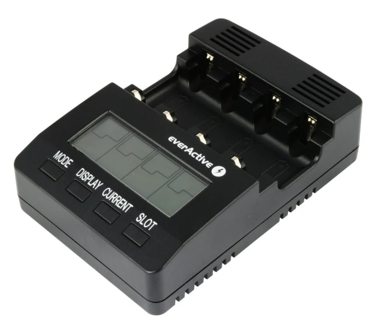everActive Ładowarka procesorowa NC-3000 do akumulatorków AA/AAA/C/D