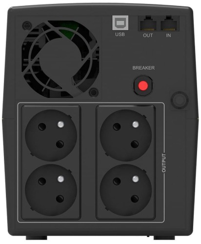 PowerWalker Zasilacz awaryjny UPS Line-Interactive 1500VA STL FR 4x PL 230V, USB, RJ11/45      In/Out