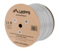 Lanberg Kabel LAN UFTP Kat-6A 305M drut CU LSZH CPR+ fluke passed, szary