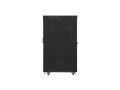 Lanberg Szafa stojąca 19 cali 22U 800x1000 drzwi perforowane LCD (flat pack) V2 czarna