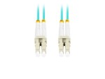 Lanberg Patchcord światłowodowy Mm Lc/Upc-Lc/Upc Duplex 3.0mm 2m Aqua
