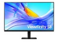 Samsung Monitor 32 cali ViewFinity S80UD VA 3840x2160 UHD 16:9 1xHDMI 1xDP 1xUSB-C 90W 3xUSB-A  5ms PinP/PbyP 60Hz HAS+PIV płaski 3YOn-Site (LS32D800U