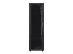 Lanberg Szafa stojąca Rack 19 42U 600x600mm czarna