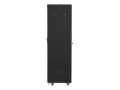 Lanberg Szafa stojąca Rack 19 42U 600x600mm czarna