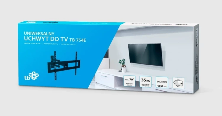 TB Uchwyt TV TB-754E do telewizora do 70" 35kg max VESA 600x400