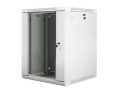 Lanberg Szafa instalacyjna wisząca 19 cali 15U 600X600mm szara (drzwi szklane)