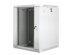 Lanberg Szafa instalacyjna wisząca 19'' 15U 600X600mm szara (drzwi       szklane)