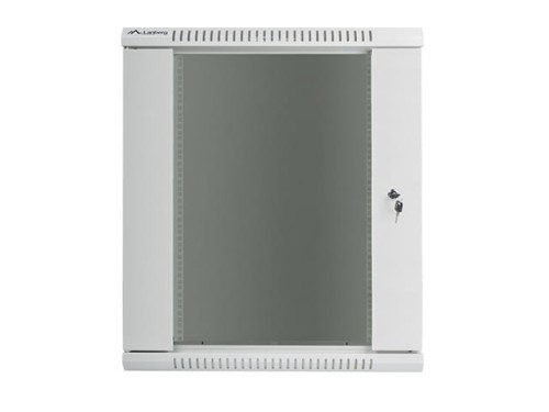 Lanberg Szafa instalacyjna wisząca 19'' 15U 600X600mm szara (drzwi       szklane)