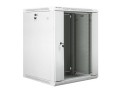 Lanberg Szafa instalacyjna wisząca 19 cali 15U 600X600mm szara (drzwi szklane)