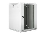 Lanberg Szafa instalacyjna wisząca 19'' 15U 600X600mm szara (drzwi       szklane)