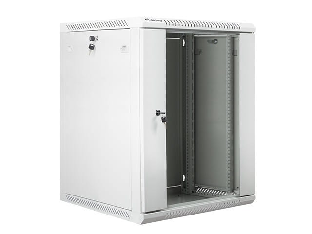 Lanberg Szafa instalacyjna wisząca 19'' 15U 600X600mm szara (drzwi       szklane)
