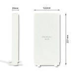 Qoltec Antena 4G LTE dookólna | 2xSMA | 30dBi | Wewnętrzna