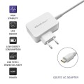 Qoltec Zasilacz sieciowy 65W | 5-20.3V | 2-3.25A | USB typ C | PD |     Biały