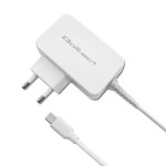 Qoltec Zasilacz sieciowy 65W | 5-20.3V | 2-3.25A | USB typ C | PD |     Biały