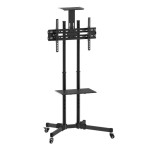 Techly Mobilny stojak do tv 37-70 cali 50kg, dwie półki