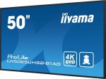 IIYAMA Monitor 50 cali LH5065UHSB-B1 AG, 24/7, VA, ANDROID 11, 4K, 800cd, iiSignage2, SDM, 2x HDMI, DP, 2x USB,2x 10W, RJ45, WiFi, 4/32GB, PION/POZIOM