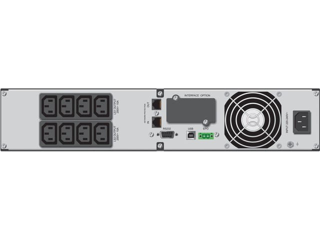 PowerWalker UPS LINE-INTERACTIVE 2000VA 8X IEC OUT, RJ11/RJ45   IN/OUT, USB/RS-232, LCD, RACK 19''