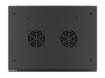 Lanberg Szafa wisząca 19 cali 12U 600x450 drzwi perforowane (flat pack) czarna