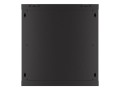 Lanberg Szafa wisząca 19 cali 12U 600x450 drzwi perforowane (flat pack) czarna
