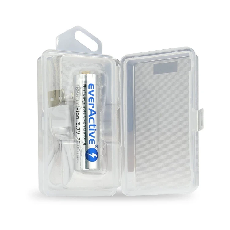 everActive Akumulator 18650 3,7V Li-ion 2600 mAh micro USB