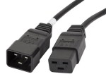 Lanberg Przedłużacz kabla zasilającego IEC 320 C19 - C20 VDE 1.8M VDE    czarny