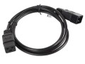 Lanberg Przedłużacz kabla zasilającego IEC 320 C19 - C20 VDE 1.8M VDE    czarny