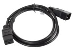 Lanberg Przedłużacz kabla zasilającego IEC 320 C19 - C20 VDE 1.8M VDE    czarny